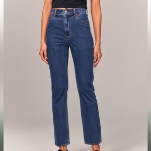 Ultra High Rise Ankle Straight Jean